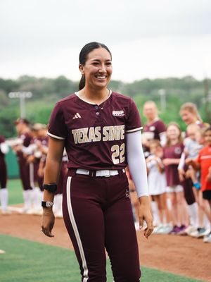 Image post by @txstatesoftball on Instagram