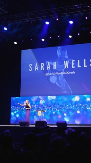 Video post by @sarahwells400mh on Instagram