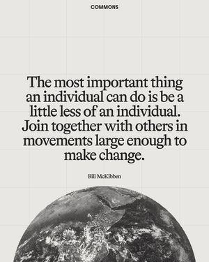 Image post by @commonsearth on Instagram