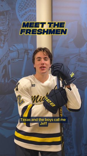 Video post by @umichhockey on TikTok