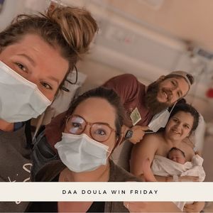 Image post by @doulaassociationofalberta on Facebook