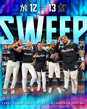 Image post by @marlins on Instagram