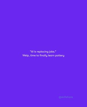 Image post by @skillshare on Instagram