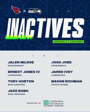 Image post by @seahawksPR on Twitter