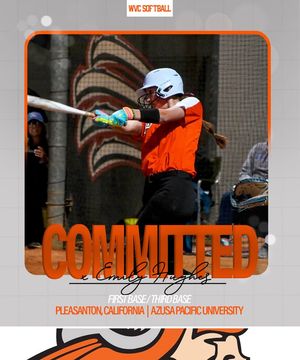 Image post by @West Valley College Softball on Facebook