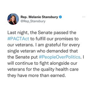 Image post by @repstansbury on Instagram
