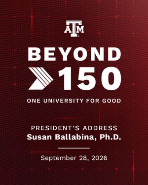 Image post by @TAMU on Twitter/X