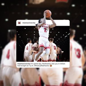 Image post by @miamiuniversity on Instagram