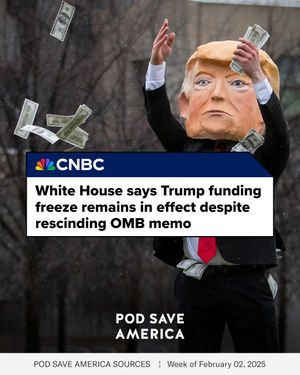 Image post by @podsaveamerica on Instagram