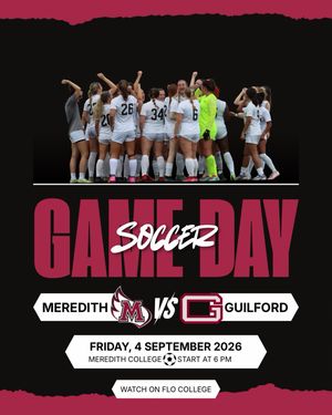 Image post by @meredithcollegesoccer on Instagram