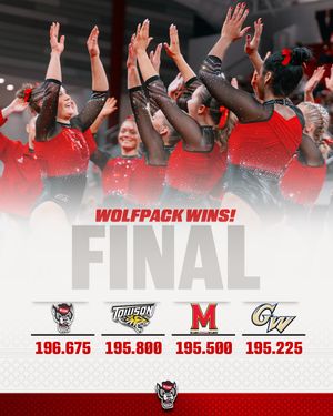 Image post by @wolfpackgymnastics on Instagram