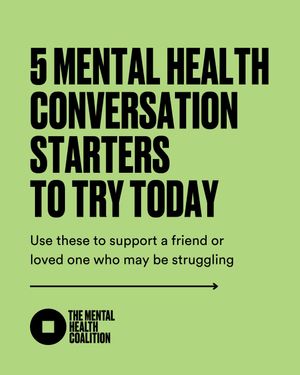 Image post by @mentalhealthcoalition on Instagram