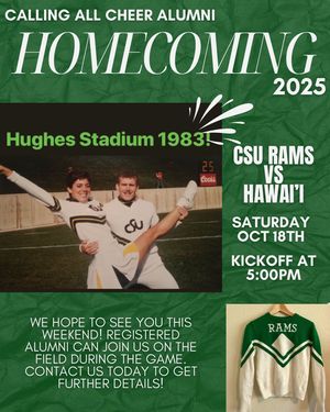 Image post by @csucheerleading on Instagram