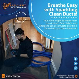 Image post by @Efficientductcleaning on Facebook