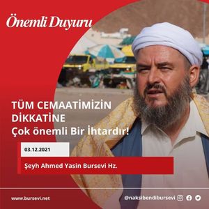Image post by @naksibendibursevi on Instagram