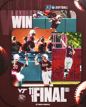 Image post by @hokiessoftball on Instagram