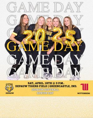 Image post by @DePauwAthletics on Twitter