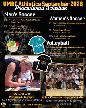 Image post by @umbcathletics on Instagram