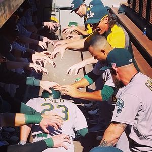 Image post by @athletics on Instagram