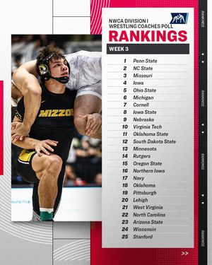 Image post by @ncaawrestling on Instagram