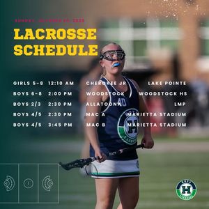Image post by @Hoya Youth Lacrosse Association on Facebook