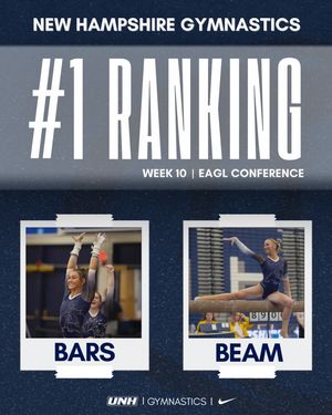 Image post by @unhgymnastics on Instagram