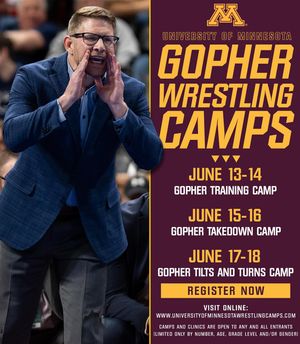 Image post by @gopherwrestling on Instagram