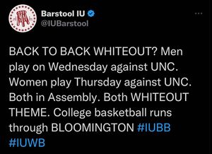 Image post by @barstoolindiana on Instagram