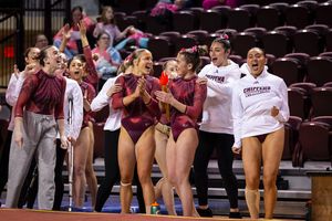 Image post by @cmugymnastics on Instagram