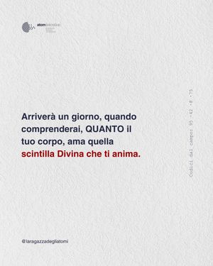 Image post by @laragazzadegliatomi on Instagram