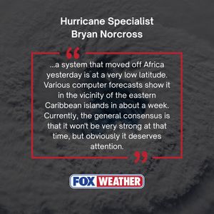 Image post by @foxweather on Instagram