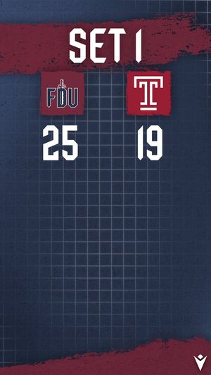 Image post by @FDUKnightsWVB on Twitter/X