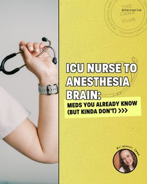 Image post by @thecrnaclub on Instagram