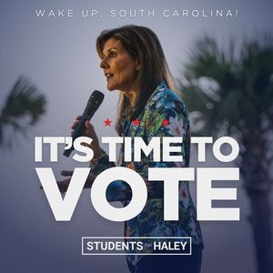 Image post by @studentsforhaley on Instagram