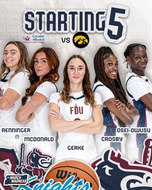 Image post by @FDUKnightsWBB on Twitter