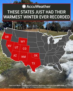 Image post by @accuweather on Twitter