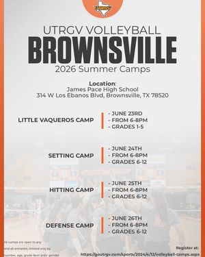 Image post by @utrgvvolleyball on Instagram