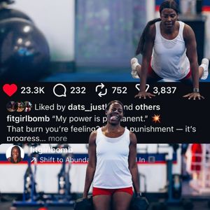 Image post by @fitgirlbomb on Instagram