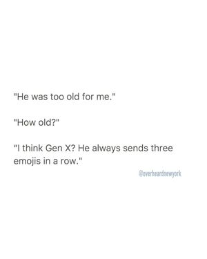 Image post by @overheardnewyork on Instagram