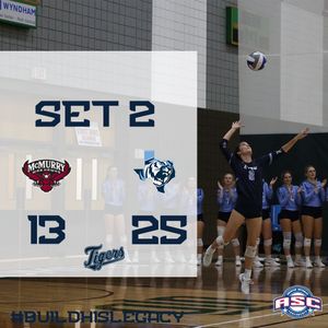 Image post by @ETBU_Volleyball on Twitter