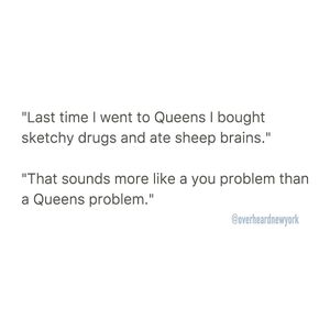 Image post by @overheardnewyork on Instagram