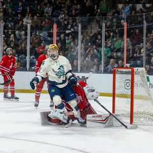 Image post by @nd_hockey on Instagram