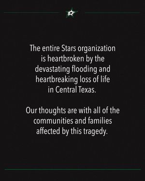 Image post by @DallasStars on Twitter/X
