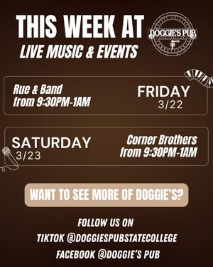 Image post by @doggiespubstatecollege on Instagram