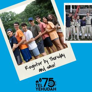 Image post by @CampTelYehudah on Facebook