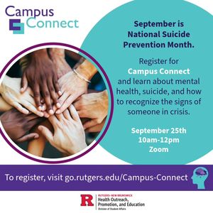 Image post by @rustudenthealth on Instagram