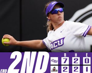 Image post by @ACU_Softball on Twitter