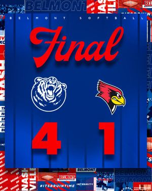 Image post by @BelmontSoftball on Twitter