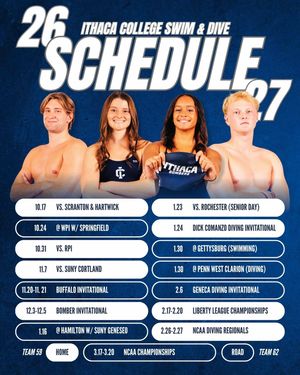 Image post by @ithacaswimdive on Instagram