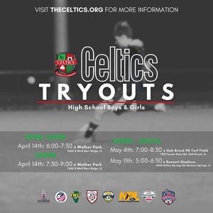 Image post by @TheCelticsSoccerClub on Facebook